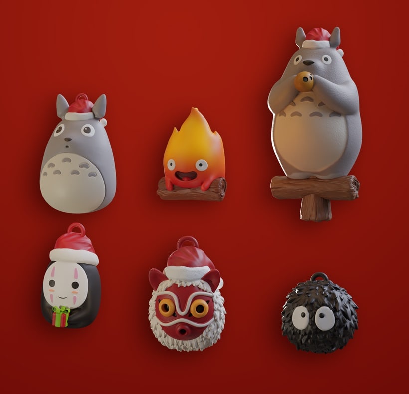 Ghibli Ornamentos