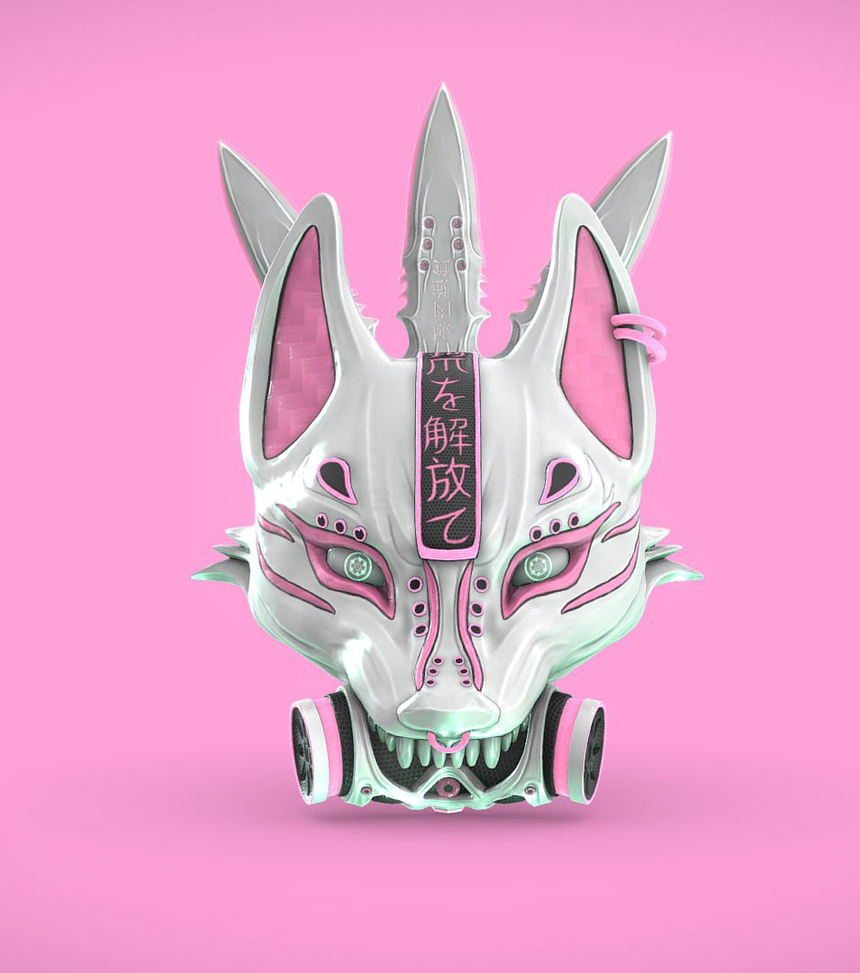 Kitsune mask